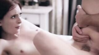 Don Roughly Deepthroats Thick Hard Dick With Sloppy Redhead BJ