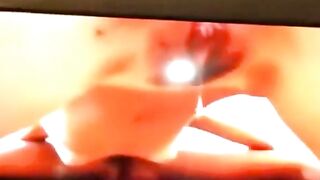 Blindfolded Blonde Wife Sucks Cock While Cuckold Husband Watches Porn
