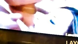 Blindfolded Blonde Wife Sucks Cock While Cuckold Husband Watches Porn