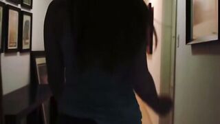 Tattooed BBW Sucks Cock In Kitchen | Amateur MILF Friend