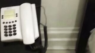 Glasses Slut Deepthroats Cock On Restroom Floor In Plaid Skirt