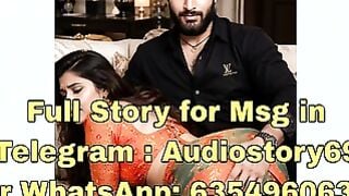 Desi Widow in Saree Gets Roughly Bred From Behind on Sofa