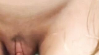 Amateur Cam Girl Shows Off Meaty Labia While Finger Fucks Her Wet Pussy