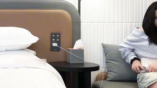 Asian Amateur Creampie Doggystyle & Blowjob in Homemade Bedroom Sex