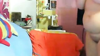 Curvy Mature Steph Strips on Cam