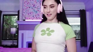 Gamer Girl Deepthroats Cock While Playing Video Games