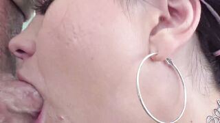 Aviana Violet Deepthroats Dick in Pink Bikini Before Getting Anal Nailed