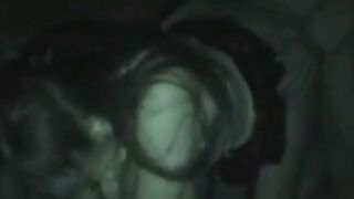 Amateur British Escort Deepthroats Cock in Dark Outdoor Dogging Session