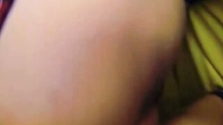 Barely Legal Blonde Teen Gets Deep Anal Stretch on Couch in Plaid Skirt