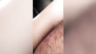 Black Hooker Takes Thick Cock In Car Backseat POV Creampie