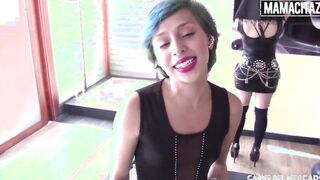 CARNEDELMERCADO - (Siarilin Martinez, Elisa Odiosa, Charles Gomez) - Hottest Hispanic Halloween Party With Vulgar Long Cock Clown