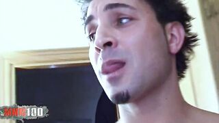 Spanish sexy Barbara Nux first porn movie with Jorge Fernandez