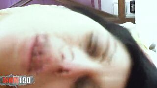 Spanish sexy Barbara Nux first porn movie with Jorge Fernandez