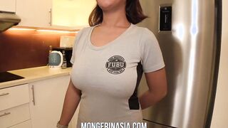 Bubbly eastern Hooker With Massive Jugs Gets Bred, Creampied