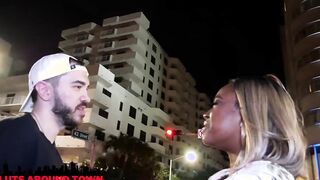 Curvy black squirts on BWC