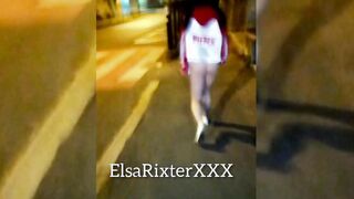 My evening walk without underwear – ElsaRixterXXX