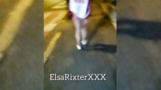 My evening walk without underwear – ElsaRixterXXX