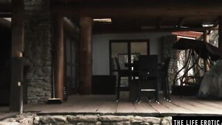 Daring blonde sluts breaks inside a stranger's house to masturbate
