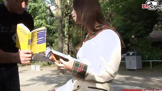 Bushy eastern women picked up at the street for anal sex