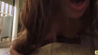 plowed inside cowgirl – dick barely fits Hottie nurse's tight cunt