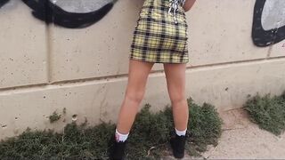 Insane outdoors masturbation with sex sex toy – getting real orgasm