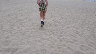Insane outdoors masturbation with sex sex toy – getting real orgasm