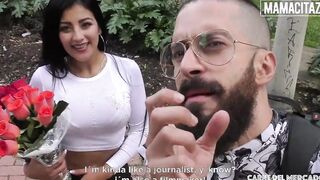 CARNE DEL MERCADO - Amazing Hispanic 19 Year Old Indulges Inside Rough Sex