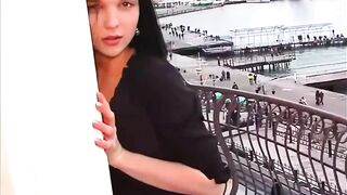 Dark Hair 19 Yo Katie Fey Posing And Stripping Into Underwear Compilation