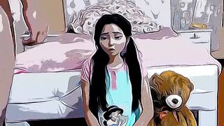 Submissive Step Daughter Takes Advantage of Her Perverted Stepdad Every Day Anime Anime