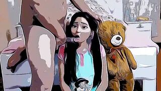 Submissive Step Daughter Takes Advantage of Her Perverted Stepdad Every Day Anime Anime