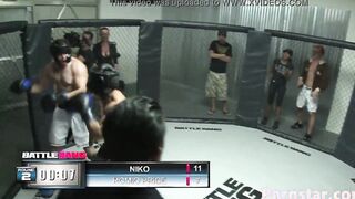 Blonde Hottie Sophie Dee Smother's Boxing Loser With Her Huge Jugs