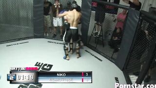 Blonde Hottie Sophie Dee Smother's Boxing Loser With Her Huge Jugs