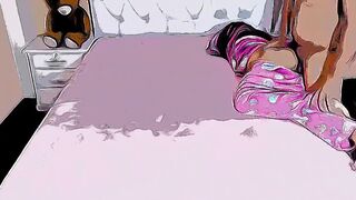 Step Daughter is Sexually Trained by her Pervert Father when her Milf is not at Home Anime Anime