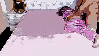 Step Daughter is Sexually Trained by her Pervert Father when her Milf is not at Home Anime Anime