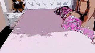Step Daughter is Sexually Trained by her Pervert Father when her Milf is not at Home Anime Anime