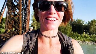 ADULT TIME - Big Titted Blonde Poly Wifey Ventures Off To Nailed Perky Tit Dyke Friend