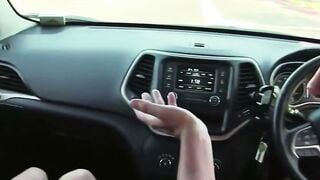 Blonde Step daughter Blows Married Man's Penis into Vehicle and Bed
