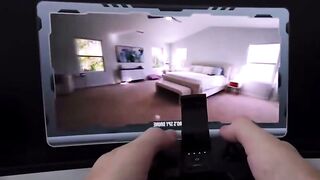 Stepbro Spy Drone Catches Big Tit Stepmom Masturbating With Vibrator