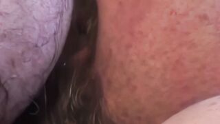 Hairy Bear Rims & Sucks Cock in Raw Hot Tub Sex
