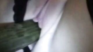 Amateur Milf Cucumber Masturbation And Cum Facial