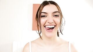 Julia James Extreme Deepthroat Sucks Massive Dark Cock In Bed