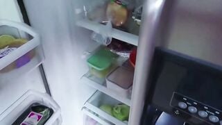 Alina Mariana Sucks Cock in Kitchen Then DP on White Couch