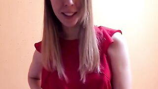 Blonde 18 Year Old Red Top POV Deep Anal Gape Creampie