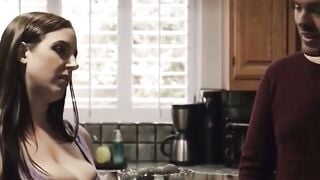 Angela White Huge Natural Tits Titty Fuck & Deepthroat POV