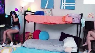 Abigail Mac Sucks Huge Cock Sneaking Inside College Dorm Room