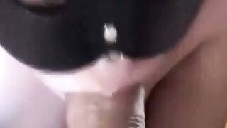 BBW Swedish Babe Deepthroats Cock Until Cum Drips Down Her Throat