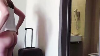 Stepson Sucks Stepmother's Pussy in Hotel Room