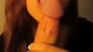 Amateur Asian GF Blowjob and Facial Hoe 2