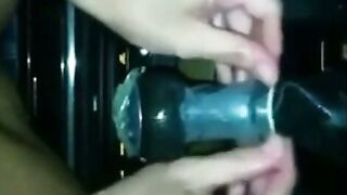 Amateur French Girl Fucks Herself With Vibrator In Car