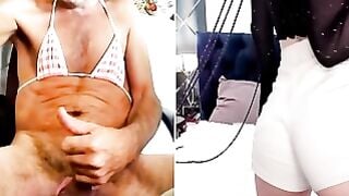 Amateur Sissy Michael Gets Cummed Inside By Webcam Slut